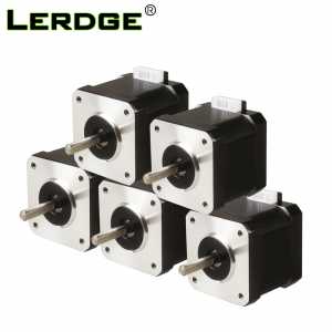 LERDGE 3D Printer Parts 40mm Nema17 Stepper Motor 42BYGH 1.5A-1.7A 1.8motor 4-lead DIY 1M 2M Cable Accessories For Free shipping