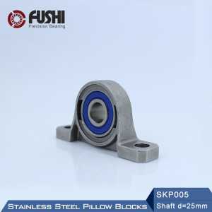 SKP005 Bearing Shaft 25mm ( 1 Pc ) SSKP005 Stainless Steel Pillow Block S KP005 25 mm Bearings