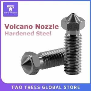 The hardened steel volcanic nozzle 1.75mm for high temperature 3D printing of PEI PEEK, or carbon fiber filament for the hot end