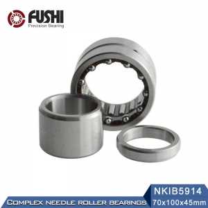 NKIB5914 Complex Bearings 70*100*45mm ( 1 PC) Needle Roller Angular Contact Ball Bearing NATB5914 NATB 5974914