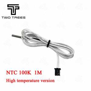 5pcs/lot 100K ohm NTC 3950 Thermistors Sensors with Cable 3D Printers Parts Temperature Part White 1M Line Accessories T-Trees