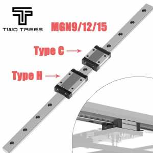 3D Printer Guide 15mm Linear Guide MGN15 L= 350/400/500mm linear& MGN15C/MGN15H Long linear carriage for CNC X Y Z Axis 3d part