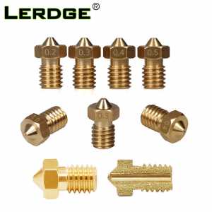 LERDGE 3d printer nozzle J-head V5 hotend v6 Extruder kit for 1.75mm filamnet 0.2mm 0.3mm 0.4mm 0.5mm Set 3D Printer parts 1PC