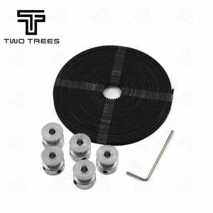 3D Printer parts 20 teeth GT2 Pulley 20 Teeth Bore 5mm + 5M GT2 Belt For 3D Print Reprap For 3D Printer Part RepRap GT2 Belt