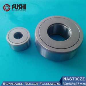 NAST30ZZ Roller Followers Bearing 30*62*35mm ( 1 PC ) Separable Type With Side Plates NAST30UUR Bearings