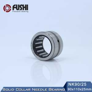 NK90/25 Bearing 90*110*25 mm ( 1 PC ) Solid Collar Needle Roller Bearings Without Inner Ring NK90/25 NK9025 Bearing