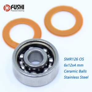 SMR126 2OS Bearing 6x12x4 mm CB ABEC7 Stainless Steel Hybrid Ceramic Bearing DRY Ocean Fishing Reels Ball Bearings SMR126C