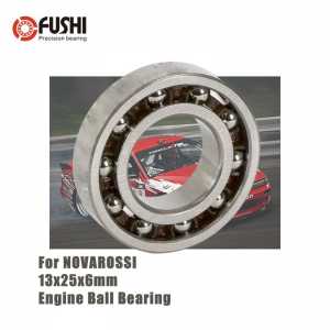MR2513E 13*25*6 mm Rear Engine Ball Bearing 1PC ABEC-3 C3 Clearance Polymite Nylon Cage T46 Bearings For NOVAROSSI .21 16011