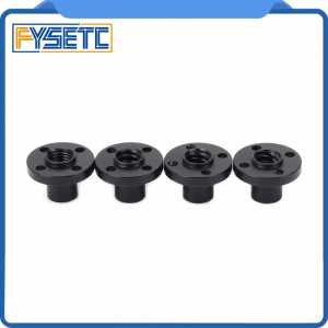 2PCS 3D Printer Z Axis Trapezoid Motor Screw Nuts T8 Nut Trapezoidal Screw Nut POM Nut Lead 1mm 2mm 4mm 8mm  for Lead Screw