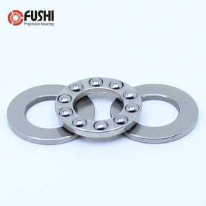 100PCS F2-6M F2.5-6M F4-9M F5-10M F6-11M Stainless steel cage Axial Ball Thrust Bearings 2x6x3 2.5x6x3 4x9x4 5x10x4 6x11x4.5 mm