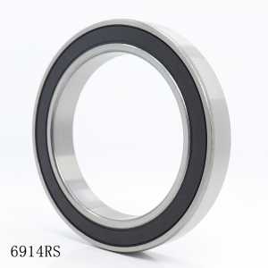 6914 2RS ABEC-1 (2PCS) 70x100x16MM  Metric Thin Section Bearings 61914RS 6914RS