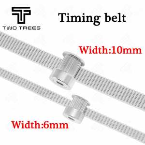 3D Printer Accessories 2GT-6MM 10MM PU with steel core GT2 Open Timing Belt Width 6mm 10mm for RepRap Mendel Rostock CNC