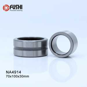 NA4914 Bearing 70*100*30 mm ( 1 PC ) Solid Collar Needle Roller Bearings With Inner Ring 4524914 4544914/A Bearing
