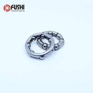 Caged Ball Bearings OD 38mm 8PCS Rear Bike Wheel Hub Headset Crankshaft Pivot Retainer Steel Oversize 7 Balls Bearing 38 mm