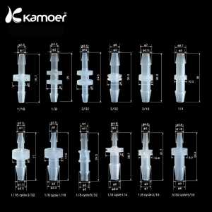 Kamoer  Plastic Tube Connector For Peristaltic Liquid Pump,10Pcs in a Package