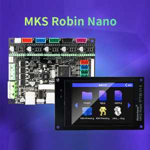 Makerbase MKS Robin Nano V1.2 32Bit Control Board 3D Printer parts support Marlin2.0 3.5 tft touch screen preview Gcode