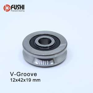 V124219 V Groove Sealed Ball Bearing ( 2PCS ) 12*42*19 mm V10/4 V11/4 V12/4 V13/4 V14/4 V15/4 Guide Track Rlooer Bearing