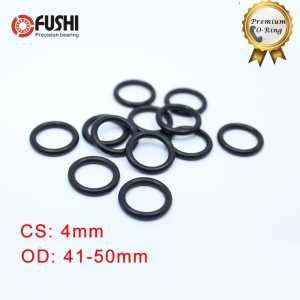 CS4mm NBR Rubber O RING OD 41/42/43/44/45/46/47/48/49/50*4 mm 50PCS O-Ring Nitrile Gasket seal Thickness 4mm ORing