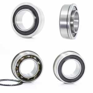 4Pcs F6003 F6003RS Bearing F6003-20-2RS 20x35x11 mm ABEC-1 Flange Ball Bearings F6003-RS Garden Cart Wheel Bearing