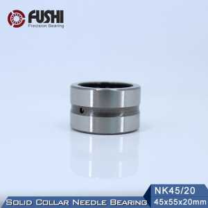 NK45/20 Bearing 45*55*20 mm ( 5 PC ) Solid Collar Needle Roller Bearings Without Inner Ring NK45/20 NK4520 Bearing