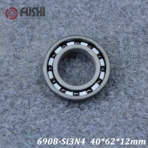 6908 Full Ceramic Bearing ( 1 PC ) 40*62*12 mm Si3N4 Material 6908CE All Silicon Nitride Ceramic 6908 Ball Bearings