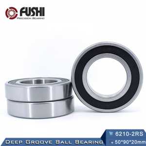 6210RS Bearing ABEC-3 (1 PCS) 50x90x20 mm Deep Groove 6210-2RS Ball Bearings 6210RZ 180210 RZ RS 6210 2RS EMQ Quality