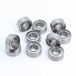 MR105ZZ Bearing  (10PCS) 5*10*4 mm Metal Shielded Steel Miniature MR105 ZZ ABEC-1 Ball Bearings L-1050ZZ MR105-2Z 5X10X4mm