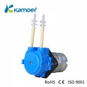 6-in-pack Kamoer NKP Micro Peristaltic Pump 6V/12V/24V DC Water Pump with Blue Color, Silicone/BPT Tubing Best Price Mini Pump