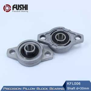 KFL006 Bearing 30 mm Shaft Diameter ( 2 Pcs ) KFL Zinc Alloy Pillow Block Flange Block Bearings KFL006 FL006