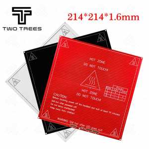 Hot bed 214*214*1.6mm White Color RepRap 3D Printer Heatbed Part Accessory white hot Bed (214*214mm) Hot Plate For & Mendel 3d