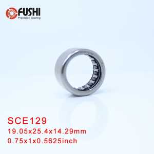 SCE129 Bearing 19.05*25.4*14.29 mm ( 5 PCS ) Drawn Cup needle Roller Bearings B129 BA129Z SCE 129 Bearing