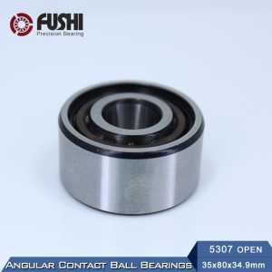 5307 OPEN Bearing 35 x 80 x 34.9 mm ( 1 PC ) Axial Double Row Angular Contact  5307 3307  3056307 Ball Bearings