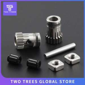 Drivegear kit dual drive gear extruder kit Cloned Btech upgrade for extruder for Prusa i3 3d printer gear Bowden BMG Kit