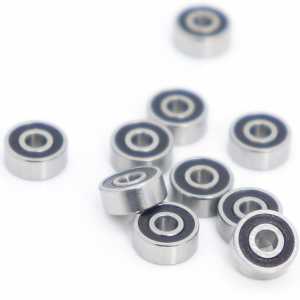MR62RS Bearing ABEC-3 ( 10 PCS ) 2*6*2.5 mm ABEC-3 Hobby Electric RC Car Truck MR62 RS 2RS Ball Bearings MR62-2RS Black Sealed