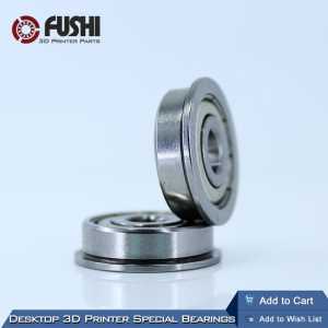 Desktop 3D Printer Special Flange Bushing Ball Bearing F625ZZ (10PCS) 5X16X5mm F625 For Kossel/ Prusa i3 Parts Free Shipping