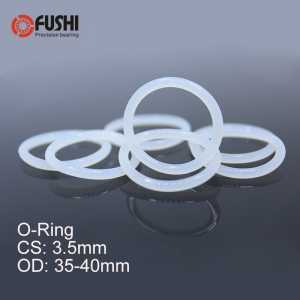 CS3.5mm Silicone O RING OD 35/36/37/38/39/40*3.5 mm 100PCS O-Ring VMQ Gasket seal Thickness 3.5mm ORing White Red Rubber