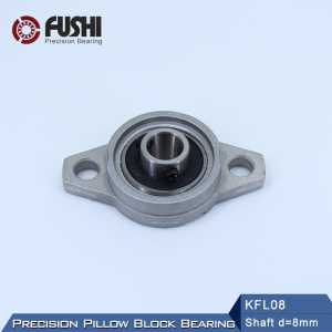 KFL08 Bearing 8 mm Shaft Diameter ( 4 Pcs ) KFL Zinc Alloy Pillow Block Flange Block Bearings KFL08 FL08