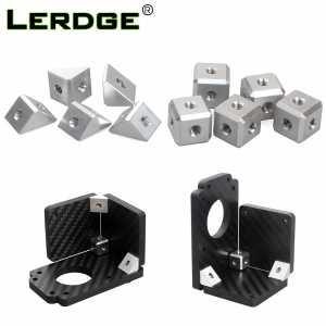 LERDGE 3D Printer Parts screw nut bracket fixing piece DIY printer Accessories Sheet connector aluminum block 5pcs and 10pcs