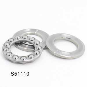 S51110 Bearings 50*70*14mm 51110 stainless steel thrust ball bearing