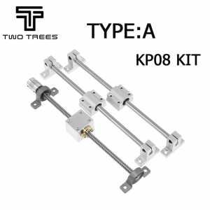 3D printer parts T8 Lead Screw 200/300/400/500mm Optical axis KP08 KFL08 SCS8UU coupling 5 * 8MM bearing mounting bracket