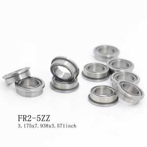 FR2-5ZZ Flange Bearing 3.175x7.938x3.571 mm ABEC-1 ( 10 PCS ) Inch Flanged FR2-5 Z ZZ Ball Bearings