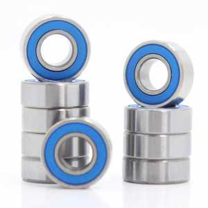 MR115RS Bearing ABEC-3 (10PCS) 5X11X4 mm Miniature MR115-2RS Ball Bearings Blue Sealed MR115 2RS Bearing
