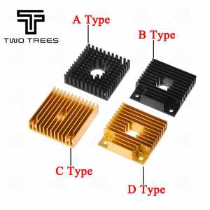 3d printer heat sink MK7 MK8 extruder aluminum block 40x40x11 mm for MK7 extruder MK7/8 multi-slot heat sink 40*10mm Heatsink