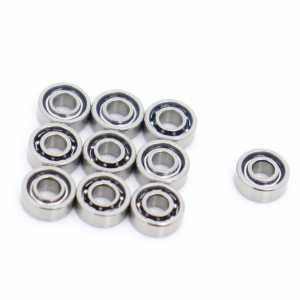 SMR52 Bearing ABEC-1 10PCS 2x5x2 mm Stainless Steel Miniature OPEN Ball Bearings S MR52 L-520