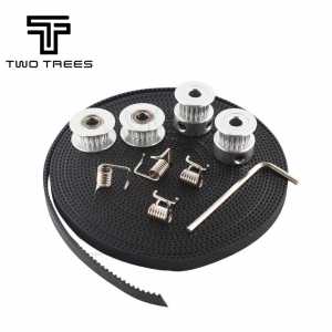 3D Printer Parts 5pcs GT2 Idler Timing Pulley 20 tooth wheel bore GT2 6mm Belt & 2X Idler 4X & 2X Idler 4X Aluminium Gear Teeth