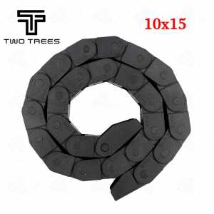 Drag chain 1M 10 x 15mm 10*15mm L1000mm Cable Drag Chain Wire Carrier with End Connectors for CNC Router Machine Tools