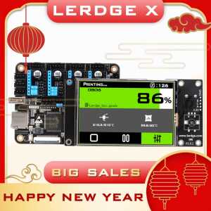 LERDGE-X 3D Printer Board 32bit for control board parts motherboard with STM32 ARM 32 Bit Mainboard tmc2208 lv8729 TMC2209