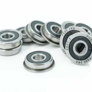 F695 2RS Bearing 5*13*4 mm ( 10 PCS ) ABEC-7 Flanged Miniature F695 RS Ball Bearings F695RS For VORON Mobius 2/3 3D Printer