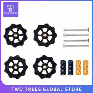 3D Printer Parts Heated Bed Spring Leveling Kit Adjustment Nut+Springs+ Screw Heatbed Kit For CR-10 Ender 3 MK3 hotbed