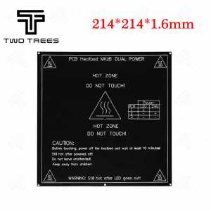 Heatbed Black RepRap 3D Printer heatbed black hot bed (214*214*1.6mm)+black wires+100K Glass Plate For&Mendel 3D printing Hotbed